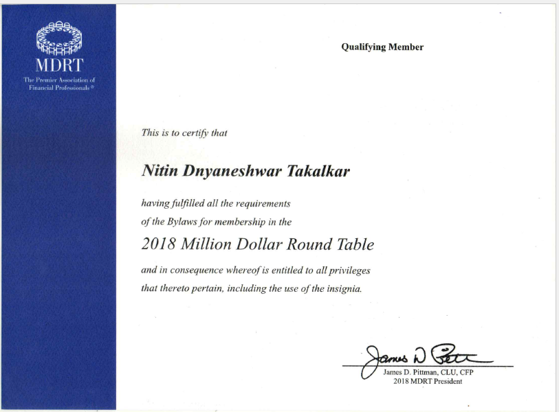 Certificate 1